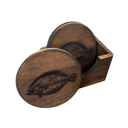 Flounder Coaster Set