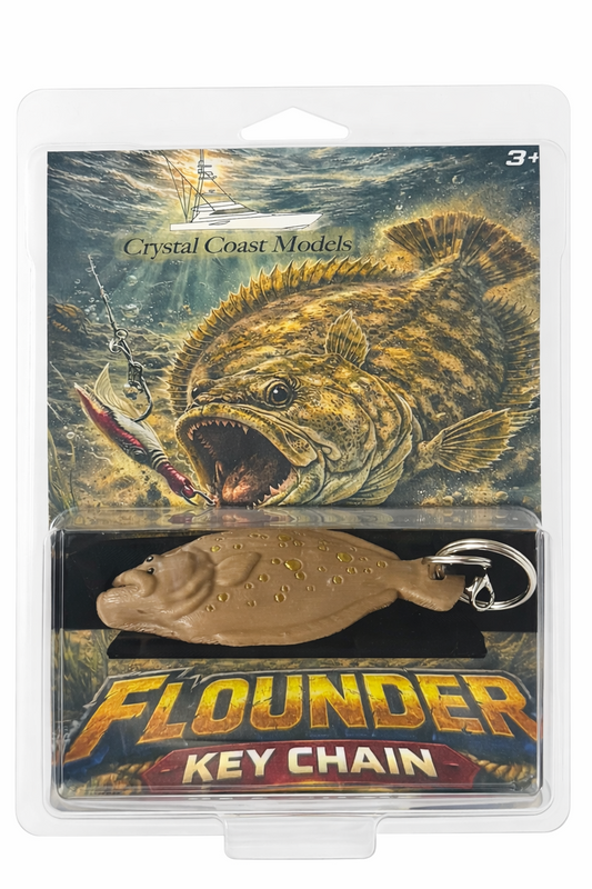 Flounder Keychain