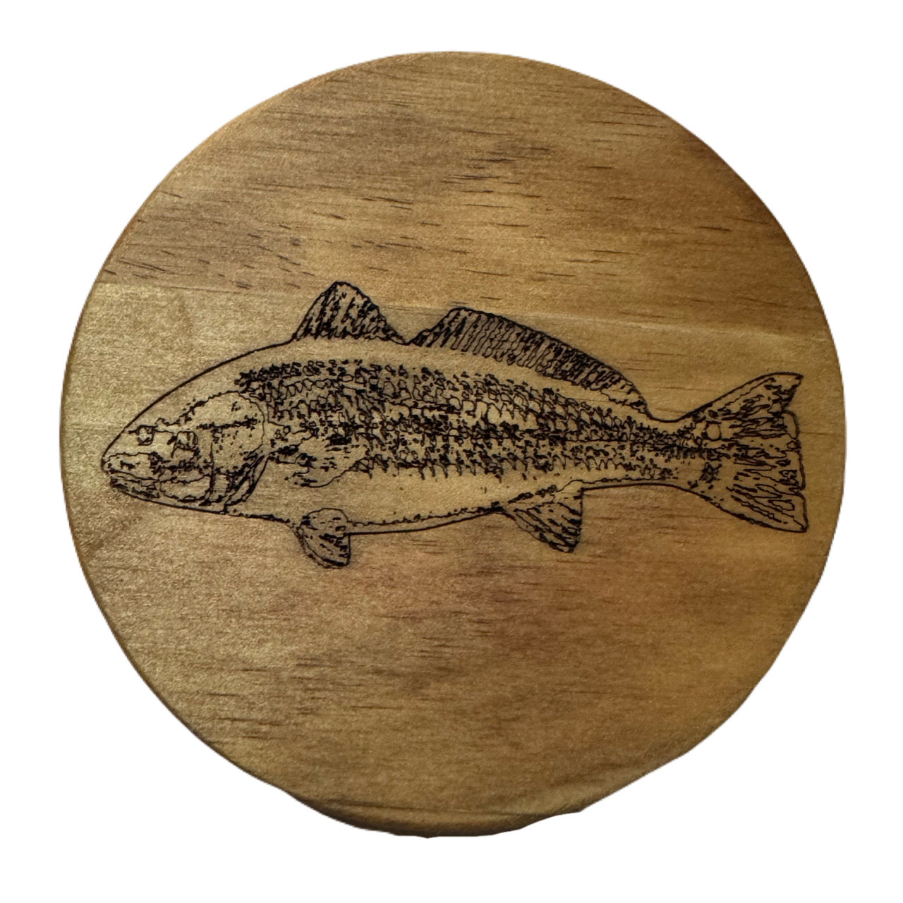 Golden Oak Redfish Coaster Set