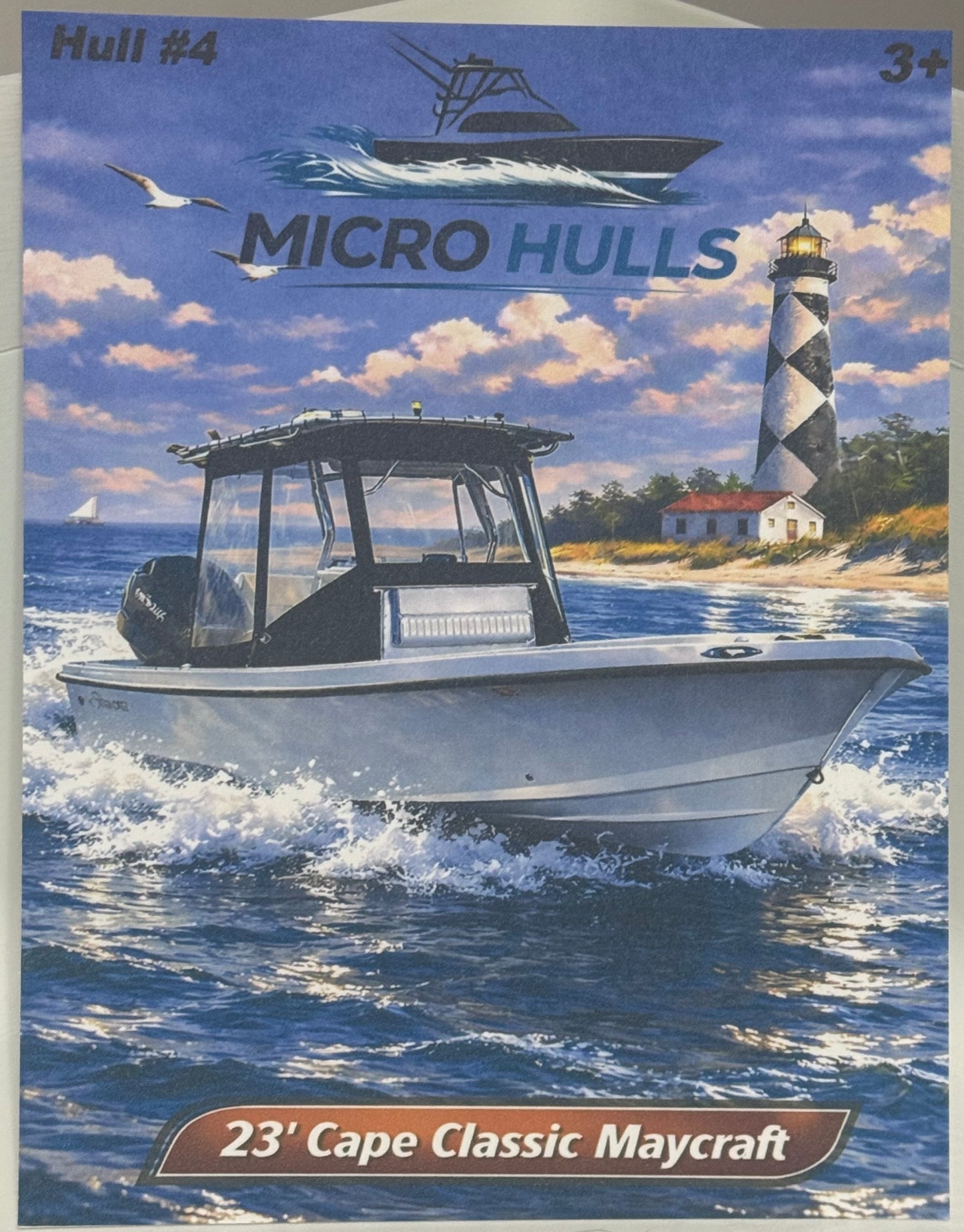 23’ Cape Classic Maycraft - Hull #4 “Micro Hull” Boat Model