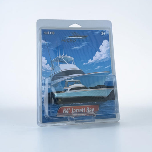 64’ Jarrett Bay- Hull #10 Micro Hull Collectible Boat Model