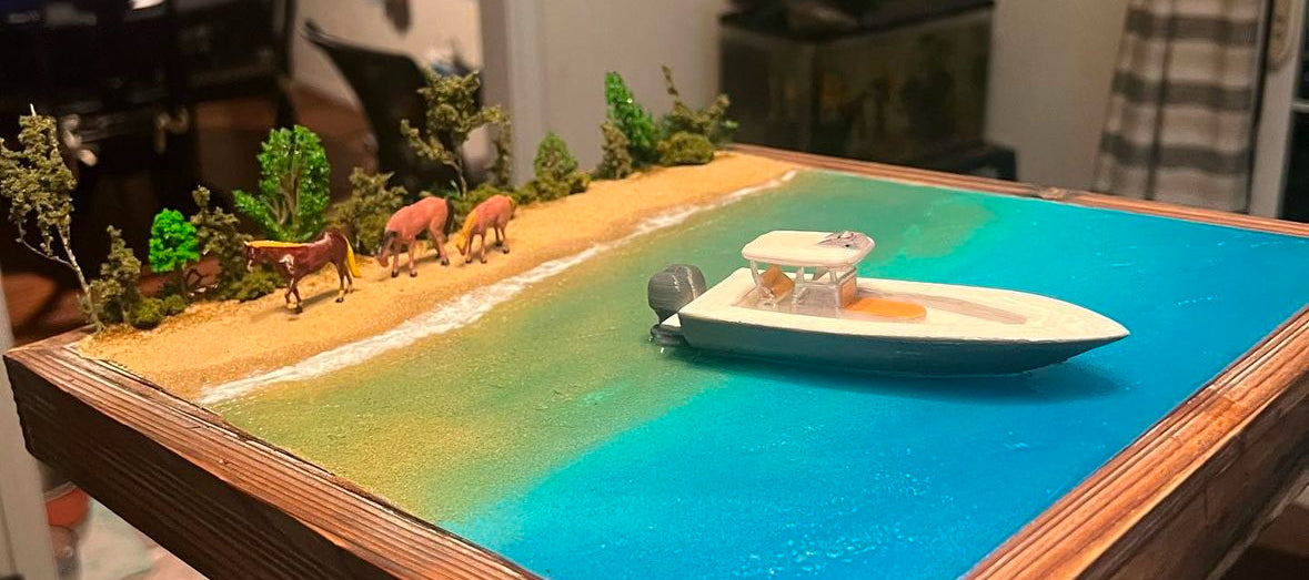 Fully Custom Small Boat Dioramas